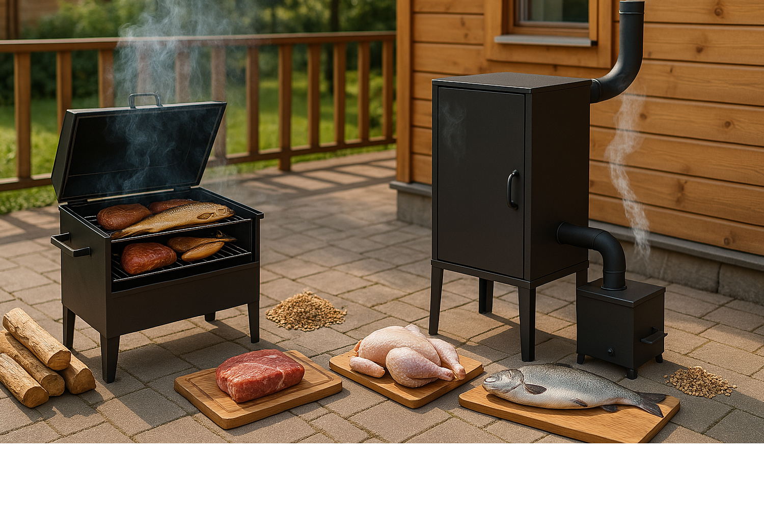 Сравнение коптилен горячего и холодного копчения