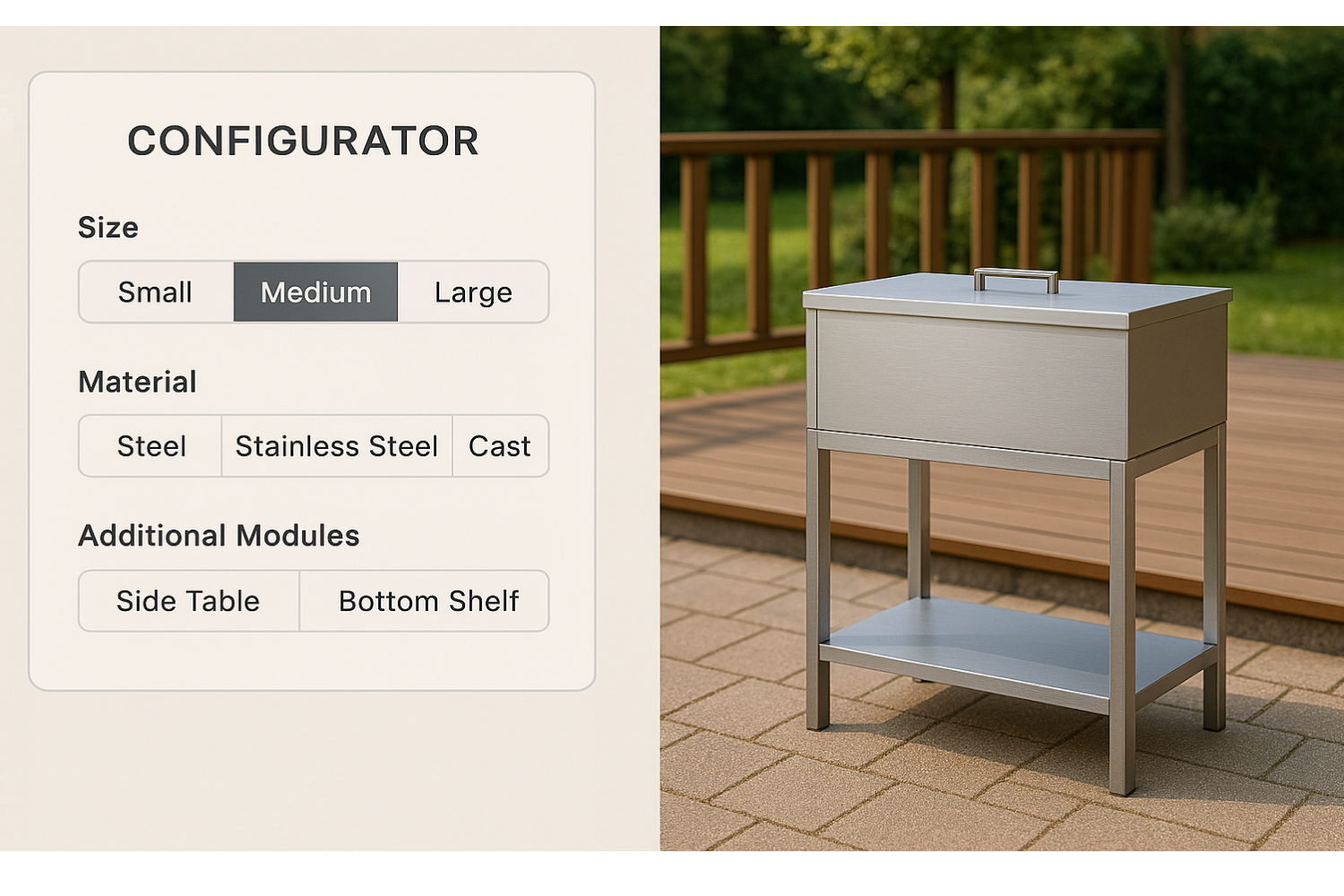 Конфигуратор мангалов