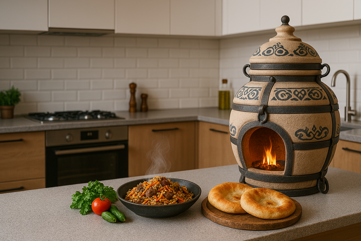 Тандыр для лепешек и плова