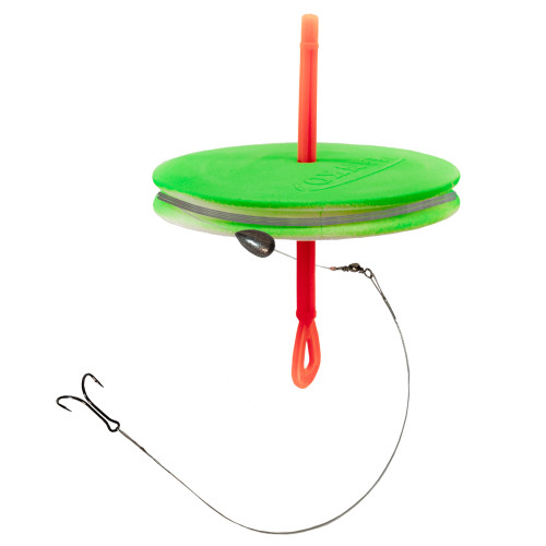 Жерлицы летние оснащенные 10шт Кружки рыболовные на щуку (Зеленые) от производителя Manko