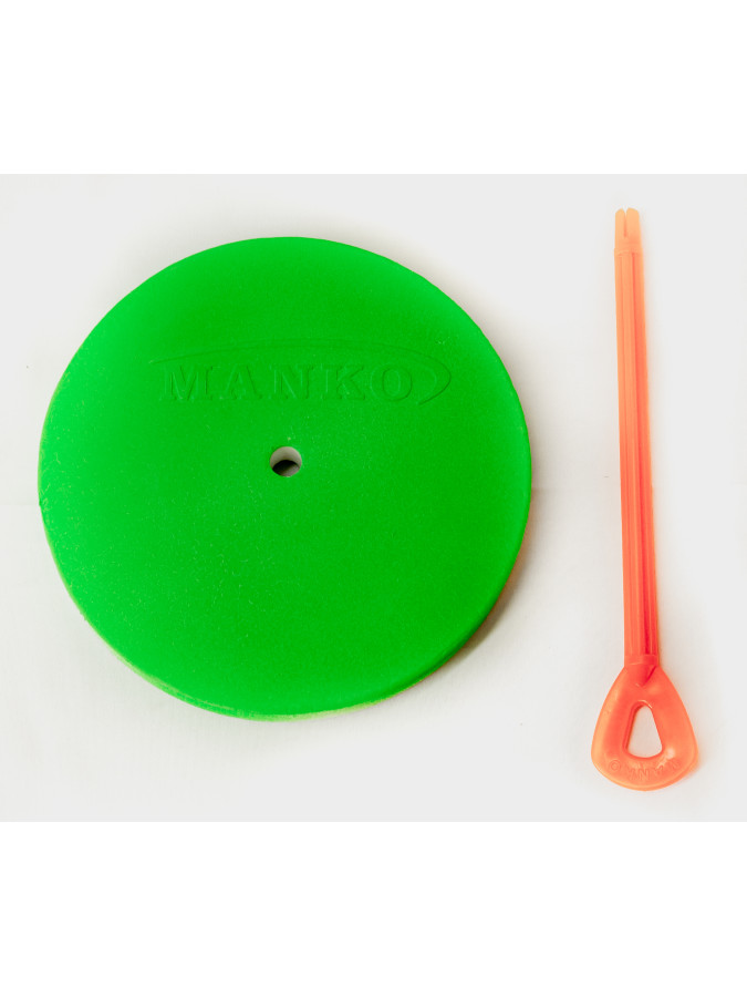 Жерлицы летние оснащенные 10шт Кружки рыболовные на щуку (Зеленые)