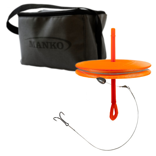 Жерлицы летние оснащенные 10шт в сумке (Оранжевые) от производителя Manko