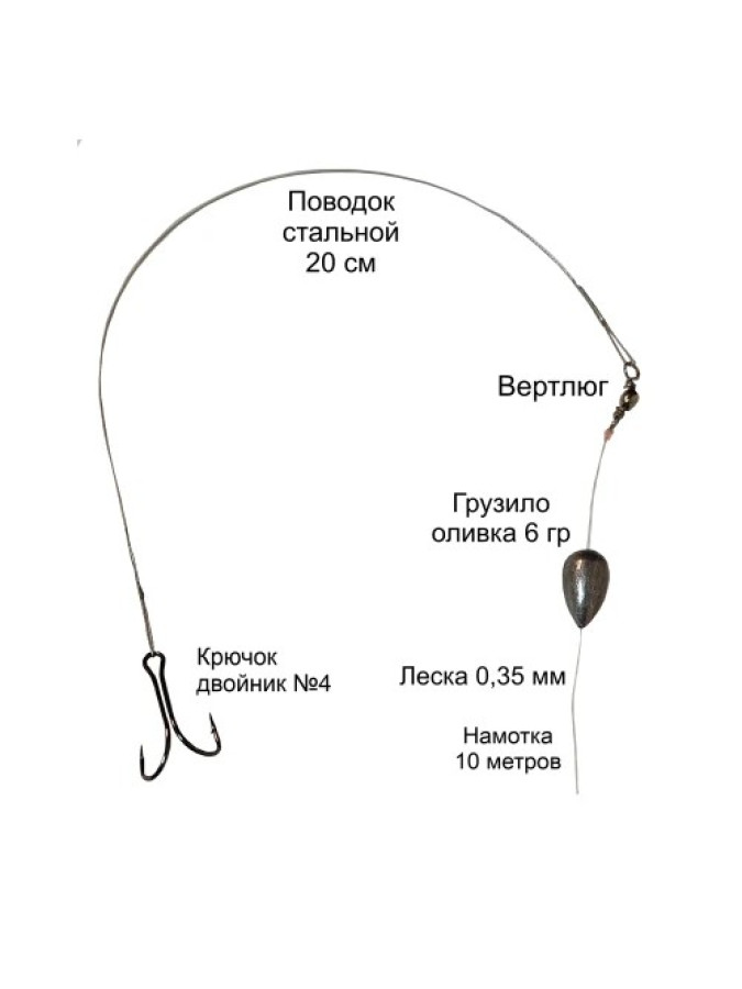 Жерлицы летние оснащенные 10шт в сумке Кружки на щуку (Желтые)