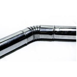 Колено для печи буржуйки 65 мм