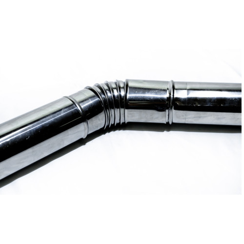 Колено для печи буржуйки 65 мм 2шт от производителя Manko