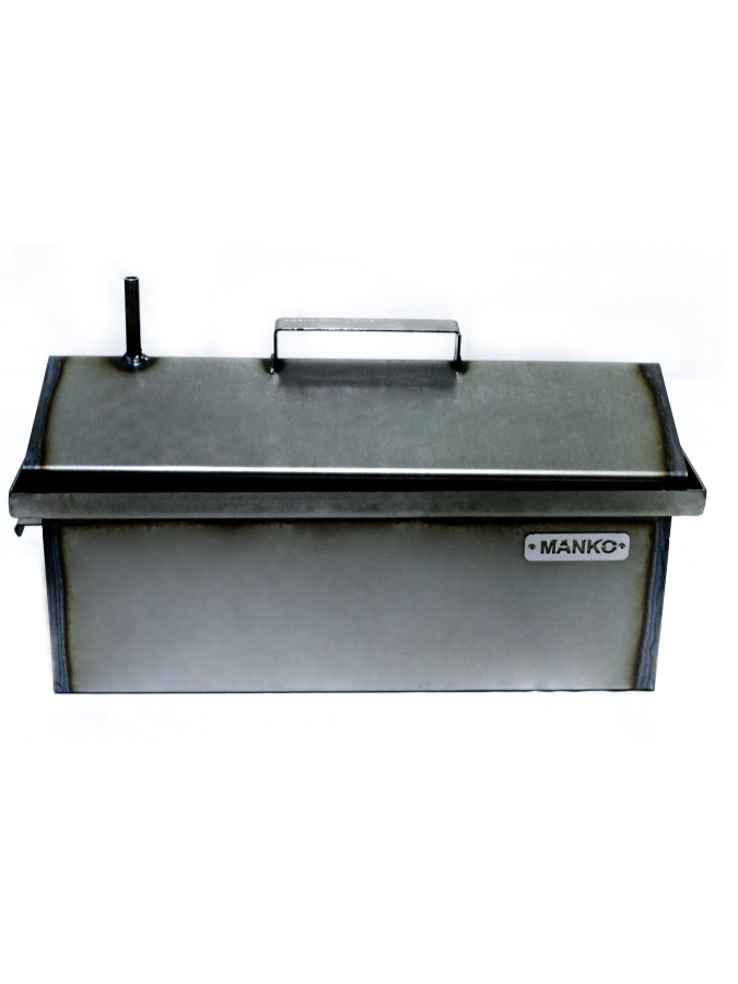 Коптильня горячего копчения для дома и кухни с гидрозатвором сталь 2 мм