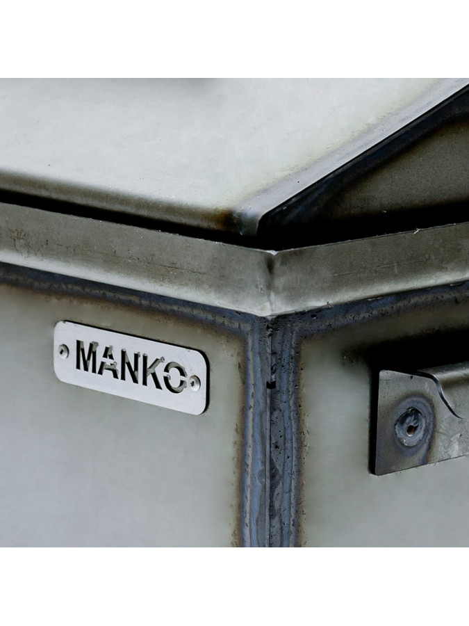 Коптильня горячего копчения для дома и кухни с гидрозатвором сталь 2 мм