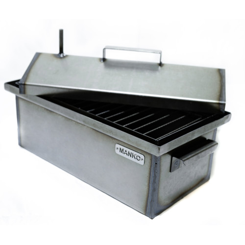 Коптильня горячего копчения для дома и кухни с гидрозатвором сталь 2 мм от производителя Manko