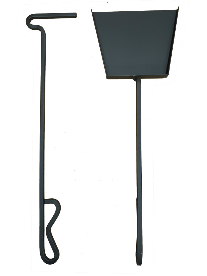 Набор для бани и камина кочерга и совок