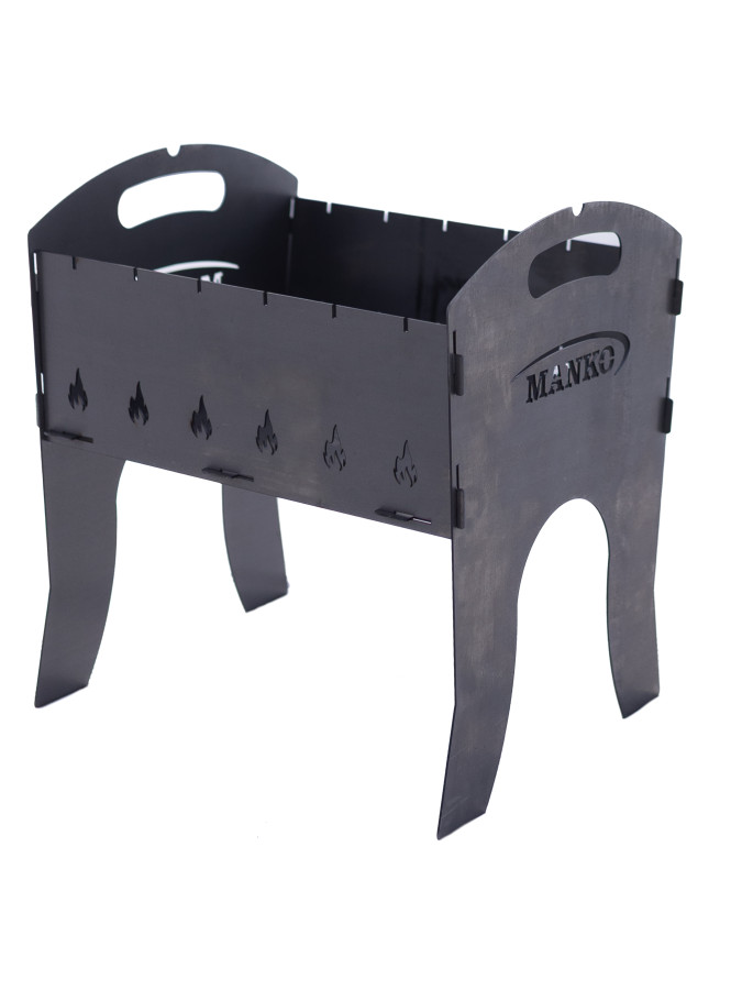 Мангал складной для дачи разборный для шашлыка 3 мм