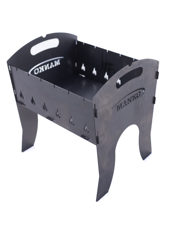 Мангал складной для дачи разборный для шашлыка 3 мм