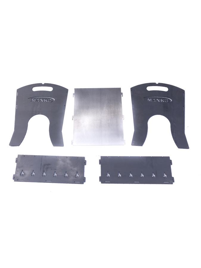 Мангал складной для дачи разборный для шашлыка 3 мм