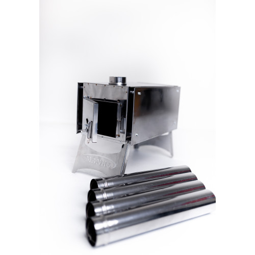 Печь туристическая для палатки Буржуйка17 л в сумке с трубами от производителя Manko