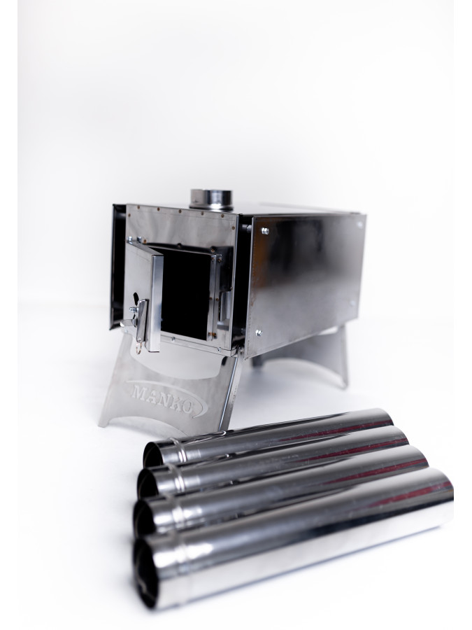 Печь туристическая для палатки Буржуйка17 л в сумке с трубами