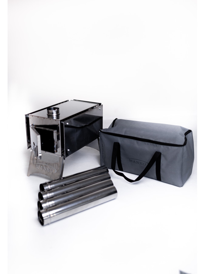 Печь туристическая для палатки Буржуйка17 л в сумке с трубами