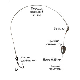 Жерлицы для зимней рыбалки оснащённые Про-2 10 шт