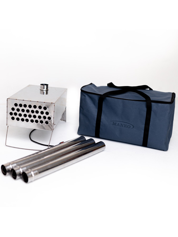 Теплообменник для палатки на 32 трубы в сумке + трубы(3 шт.)