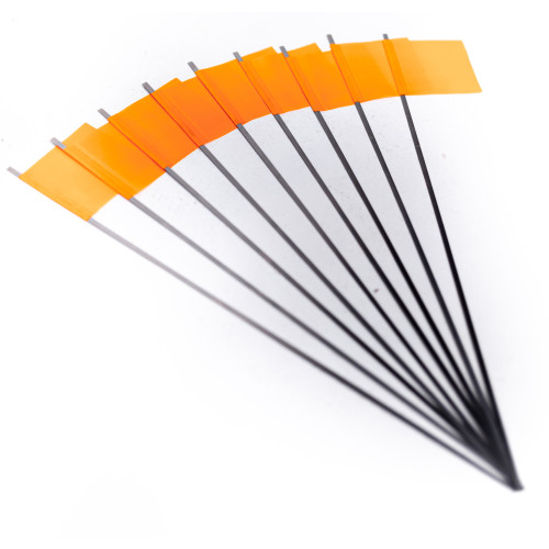 Флажки для жерлиц зимних рыболовных набор 10 штук от производителя Manko