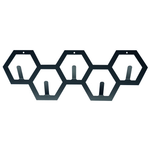 Вешалка металлическая настенная для прихожей Соты от производителя Manko