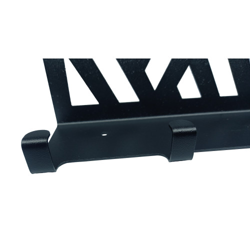 Вешалка металлическая настенная для прихожей с полкой от производителя Manko