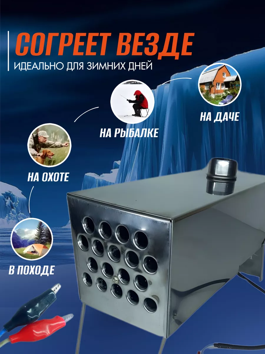 Теплообменник для палатки туристический